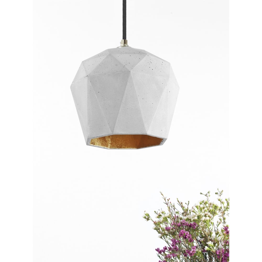 Concrete Dome Ceiling Pendant Light