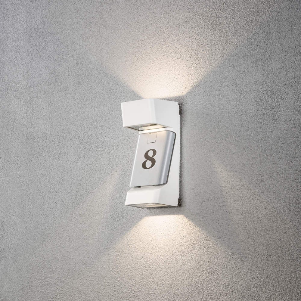 Ravenna White LED Modern Wall Sconce