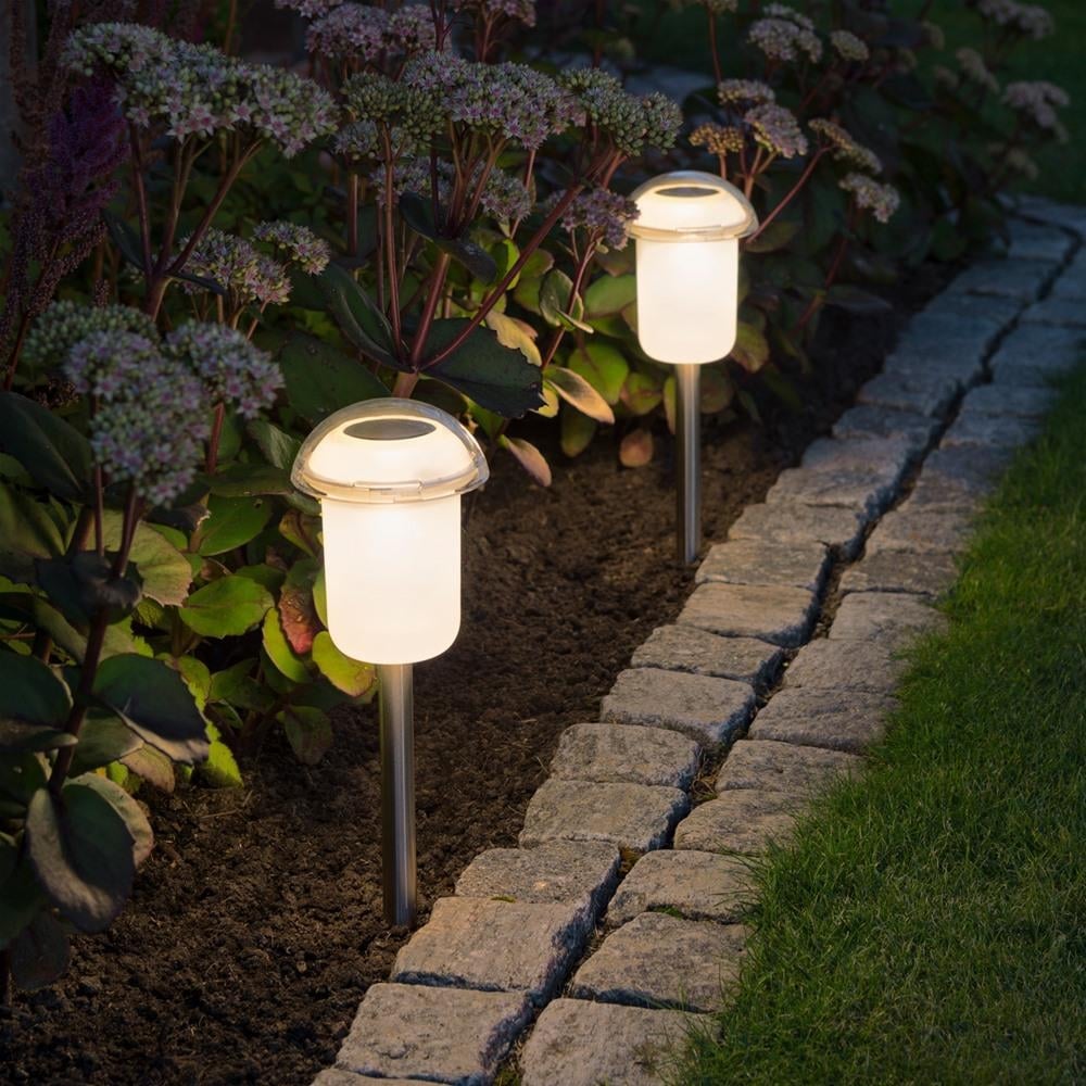 Solar Power Flowerbed Spike Lights Colour Changing