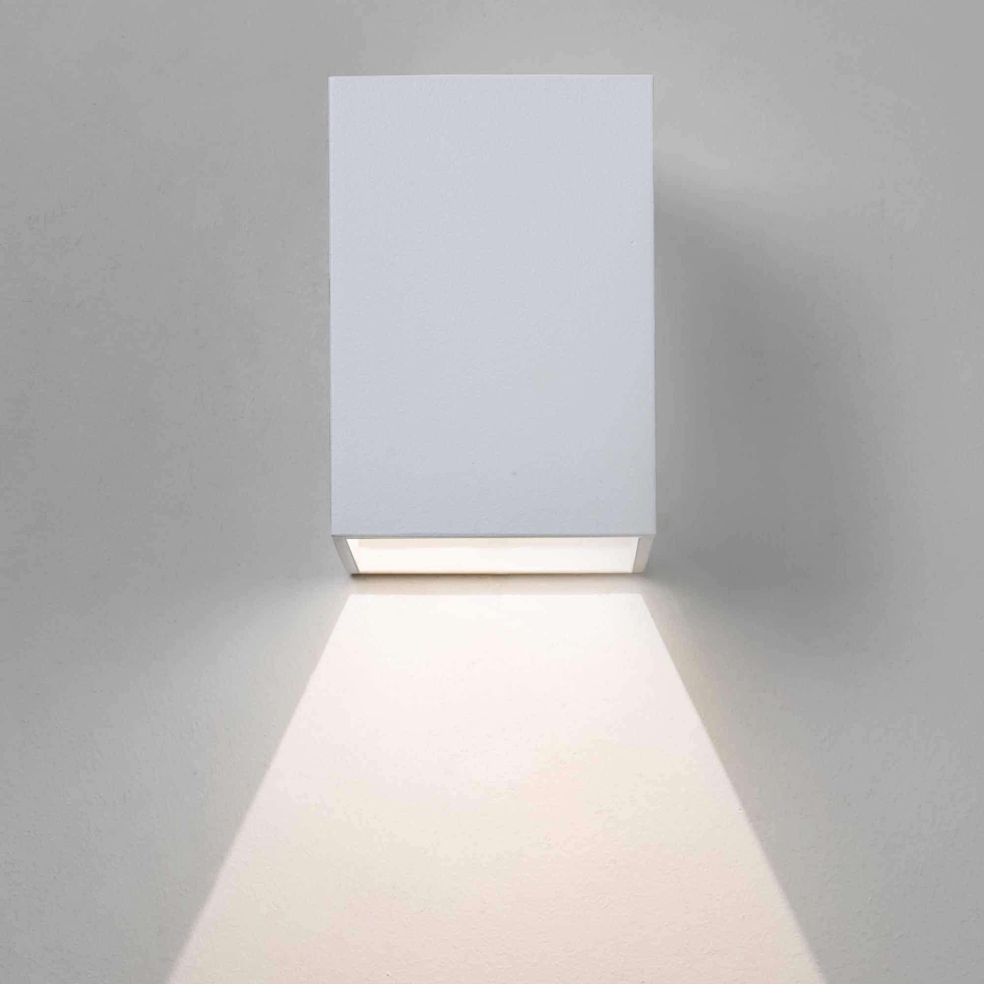 Oslo Modern White Box LED Wall Downlight