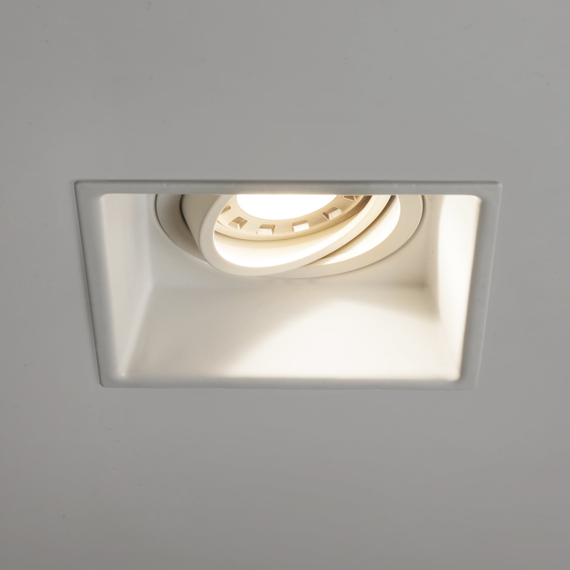 Minima Adjustable Square GU10 Recessed Spotlight