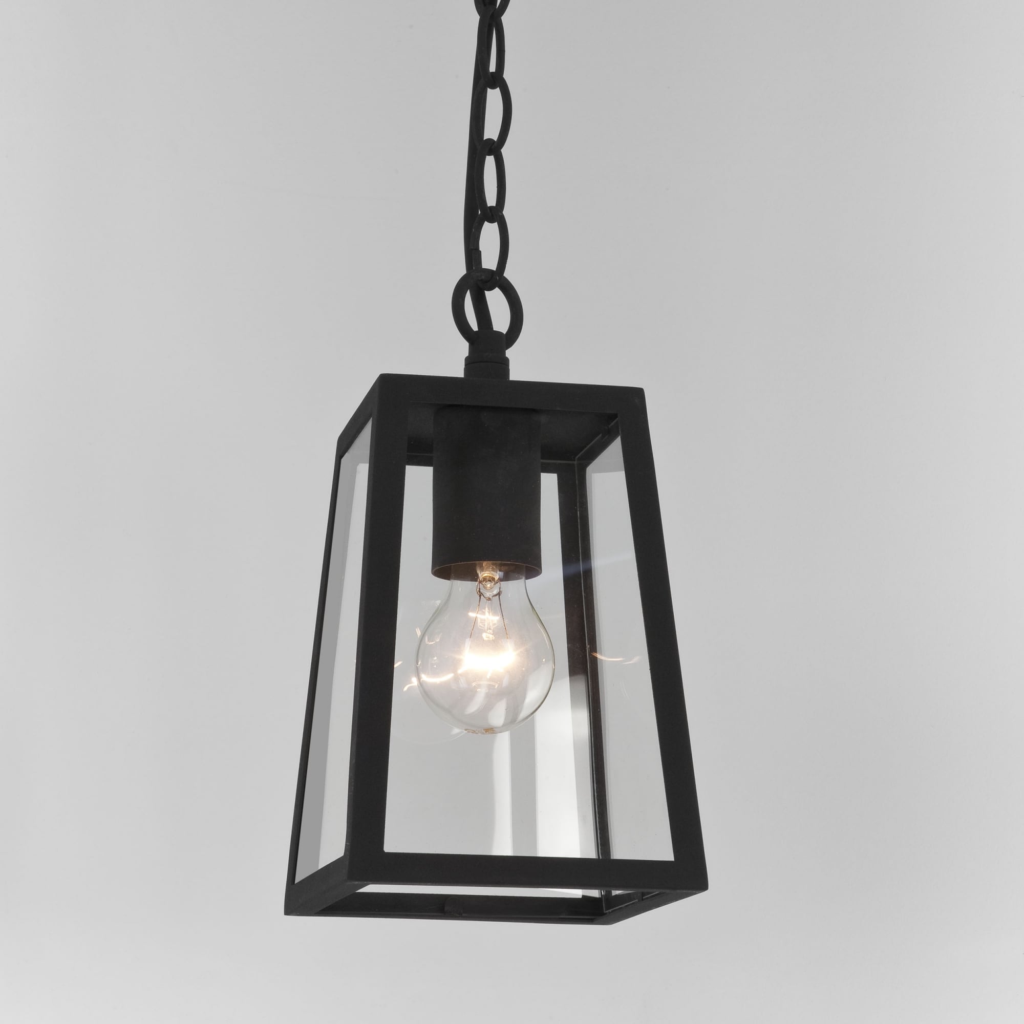 Calvi Modern Painted Black Outdoor Pendant