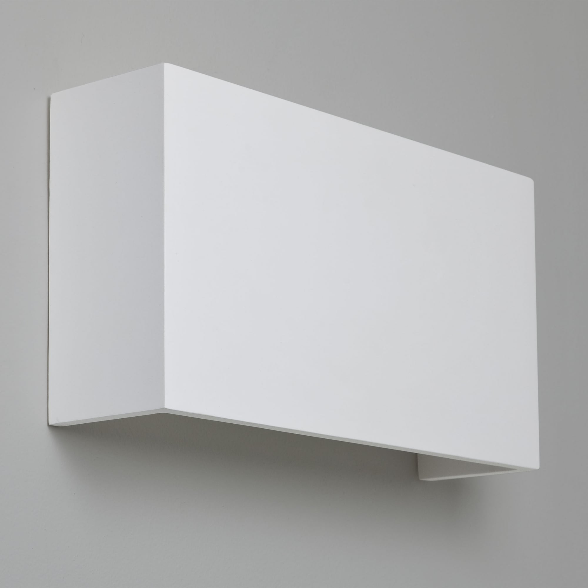 Pella 325 E27 Plaster White Dimmable Modern Wall Light