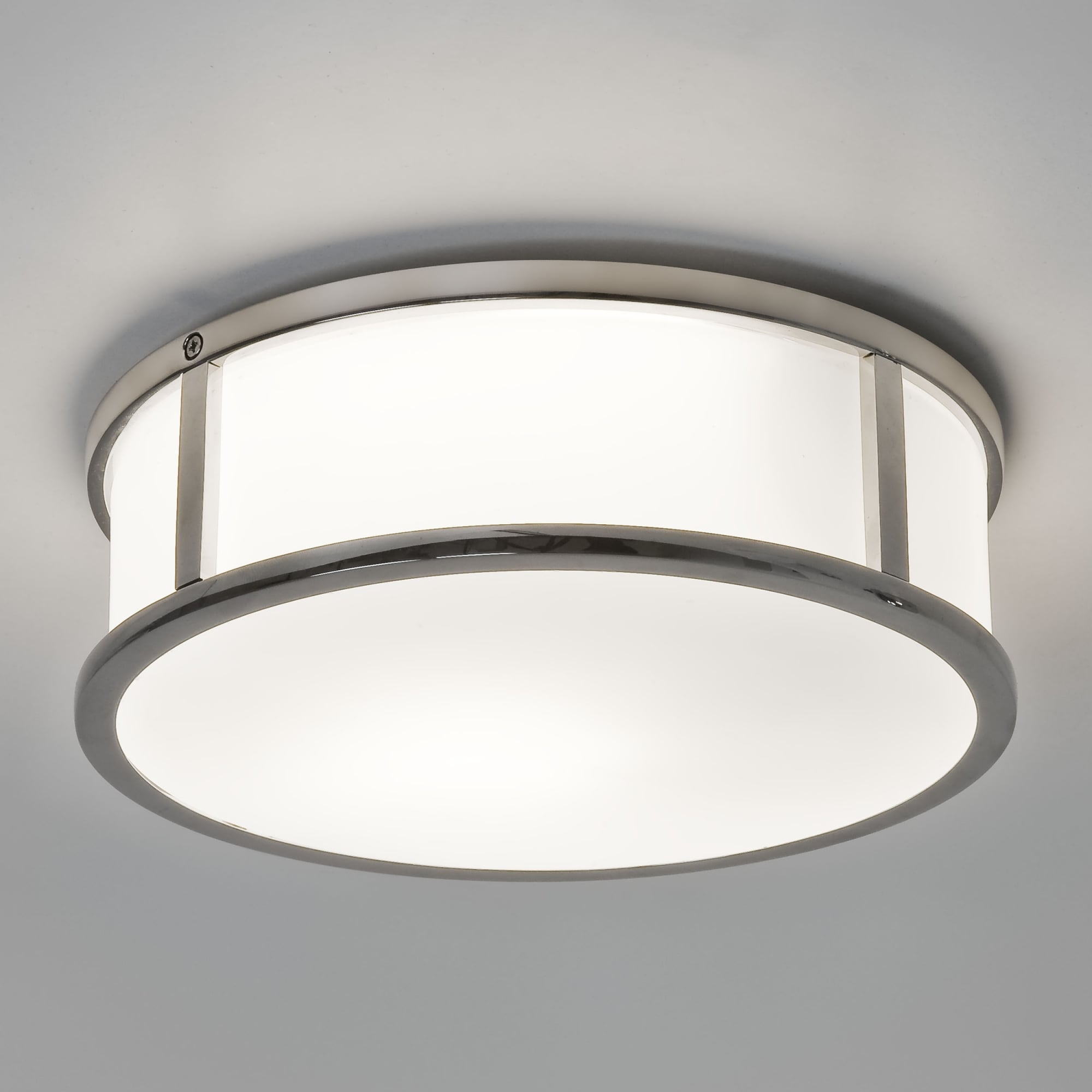 Mashiko 230mm Round Chrome Bathroom Ceiling Light