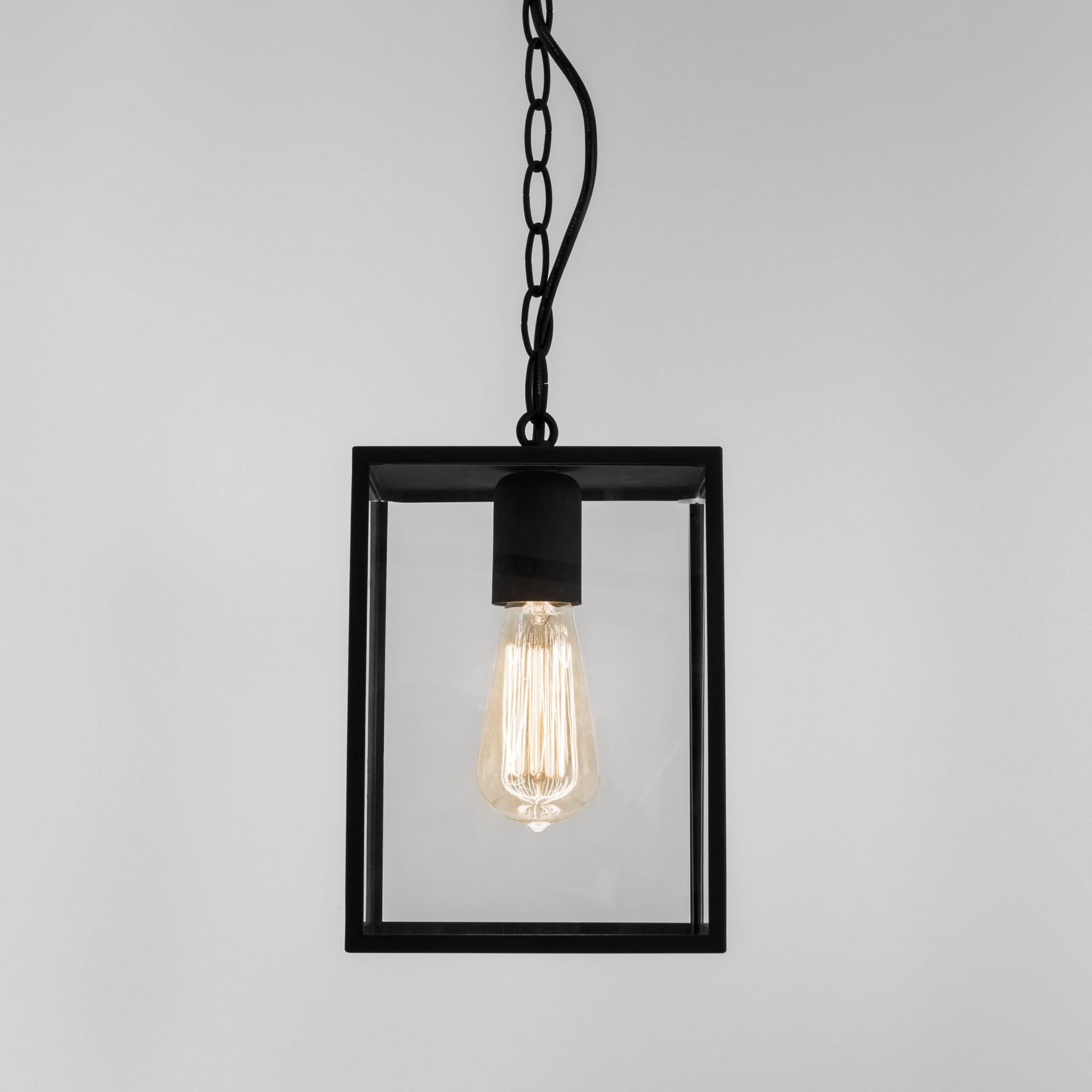 Homefield Square Outdoor Hanging Pendant, 240mm