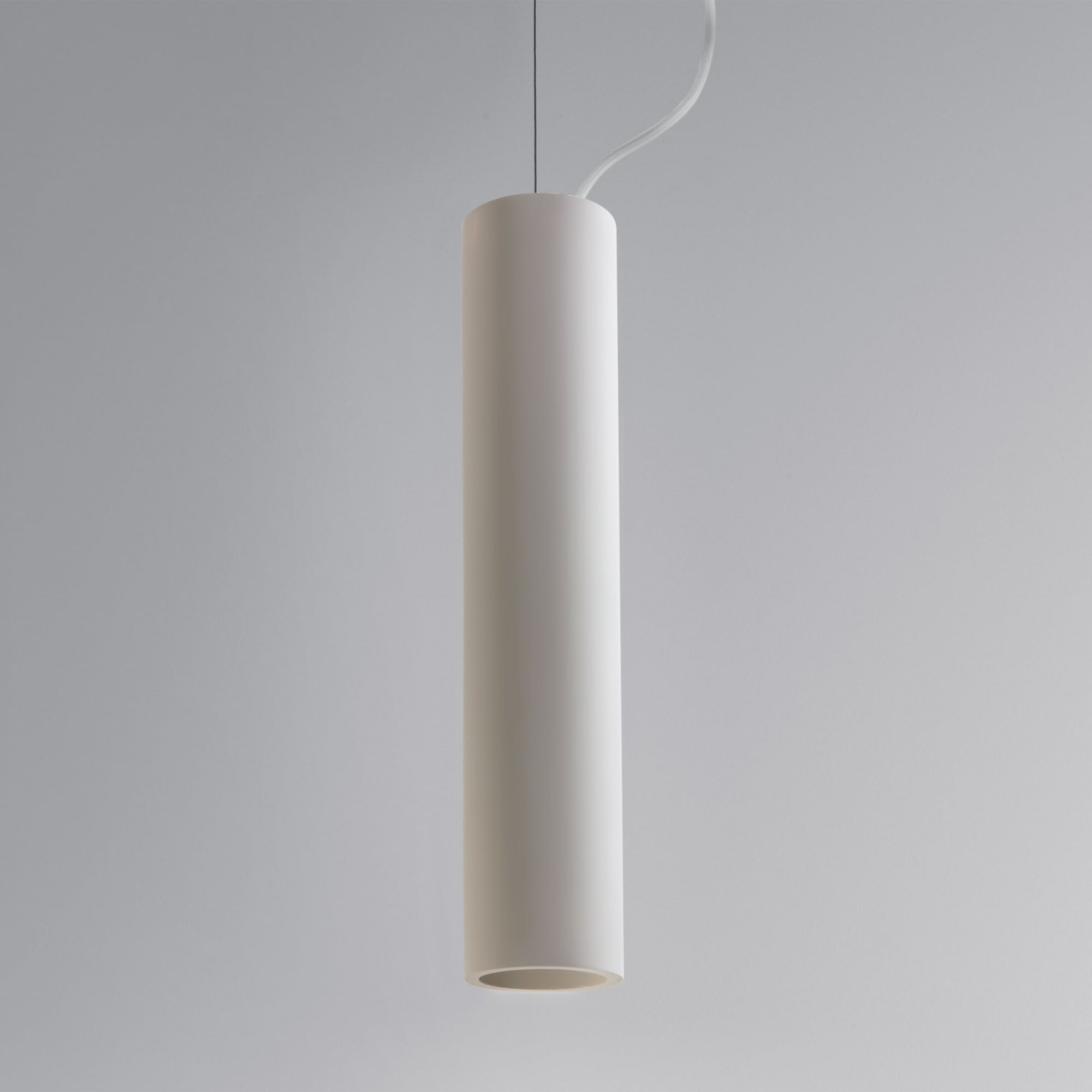 Osca 400 Single Round Pendant - White