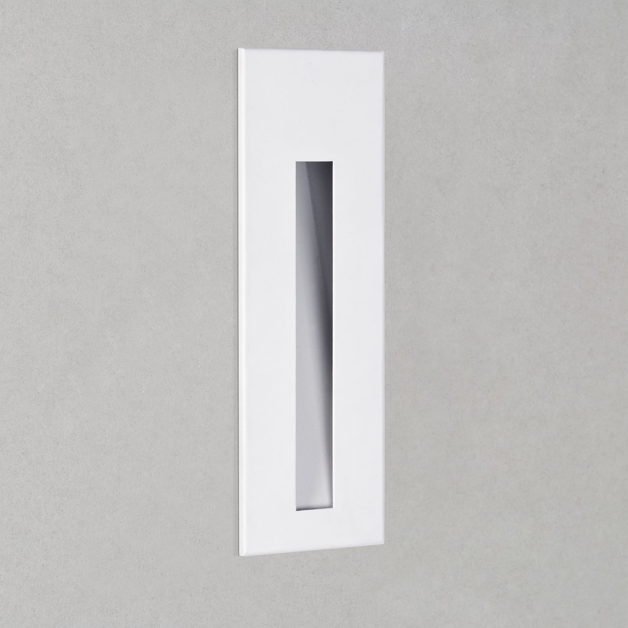 Borgo Modern Rectangular White Marker LED Wall Light