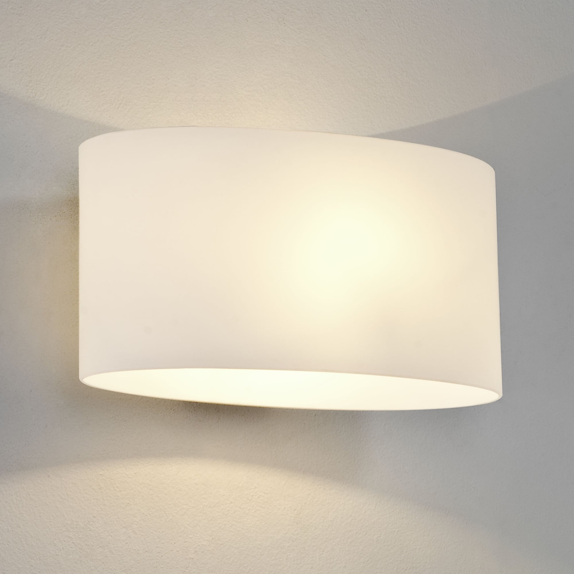 Tokyo E14 Wall Light, Curved Glass