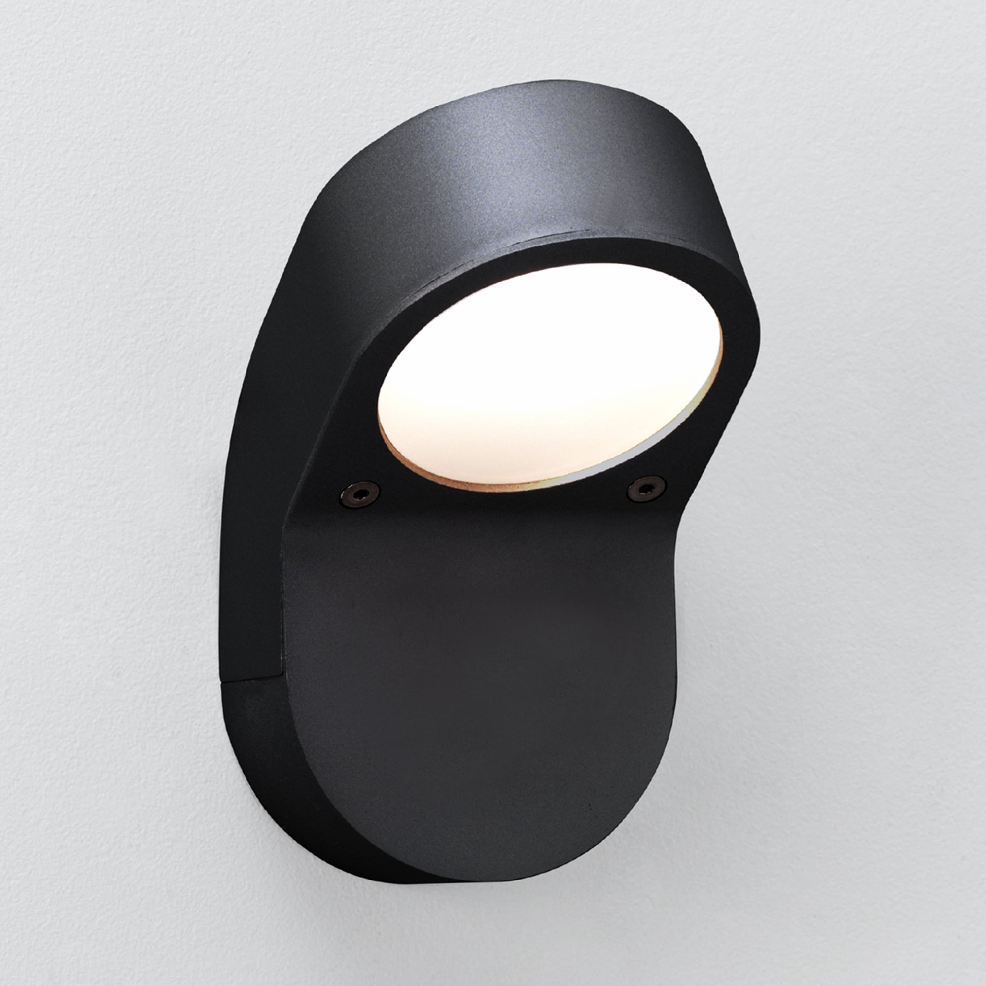 Soprano Matt Black Modern 9W Gx53 Exterior Wall Light