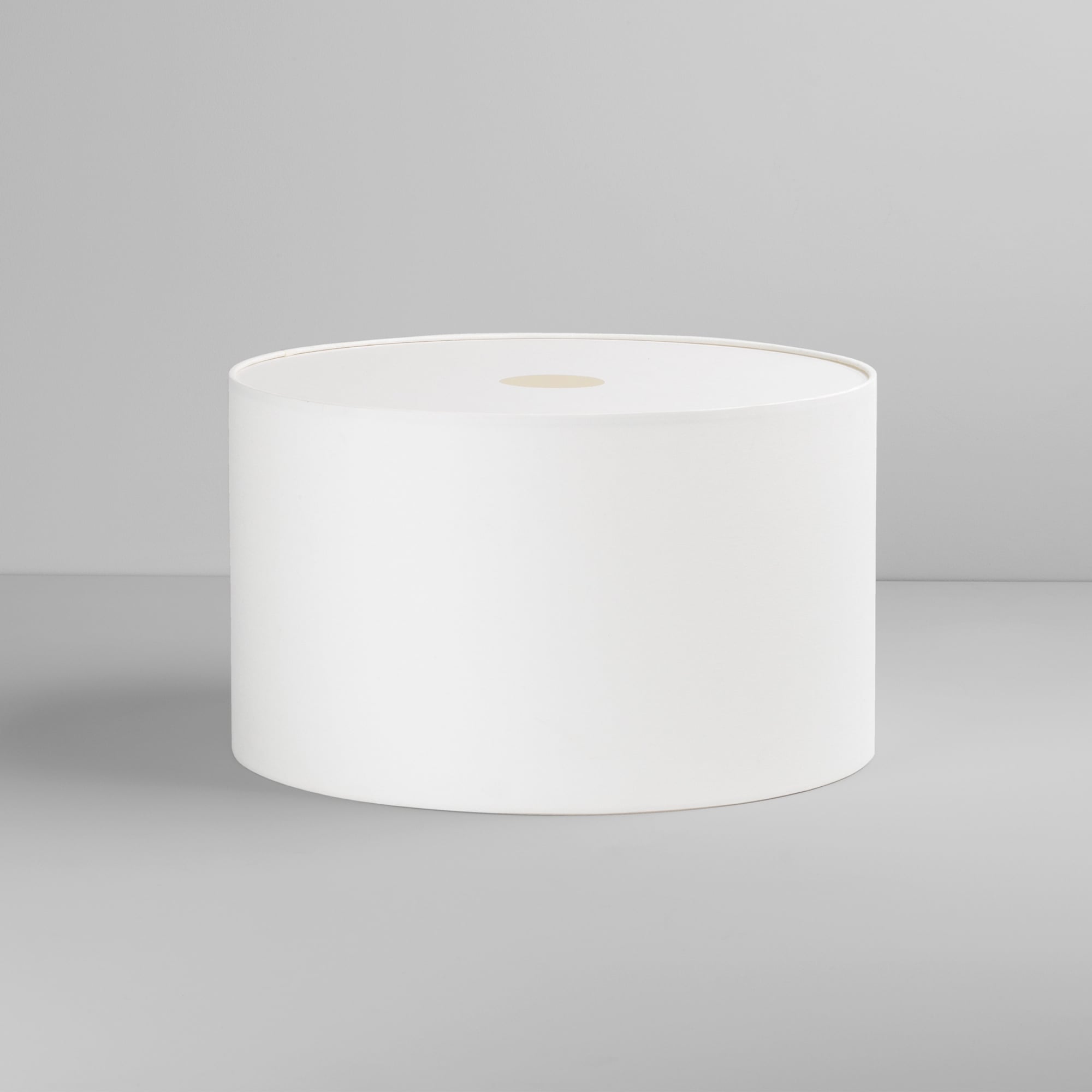 Drum 420mm White Fabric Drum Shade