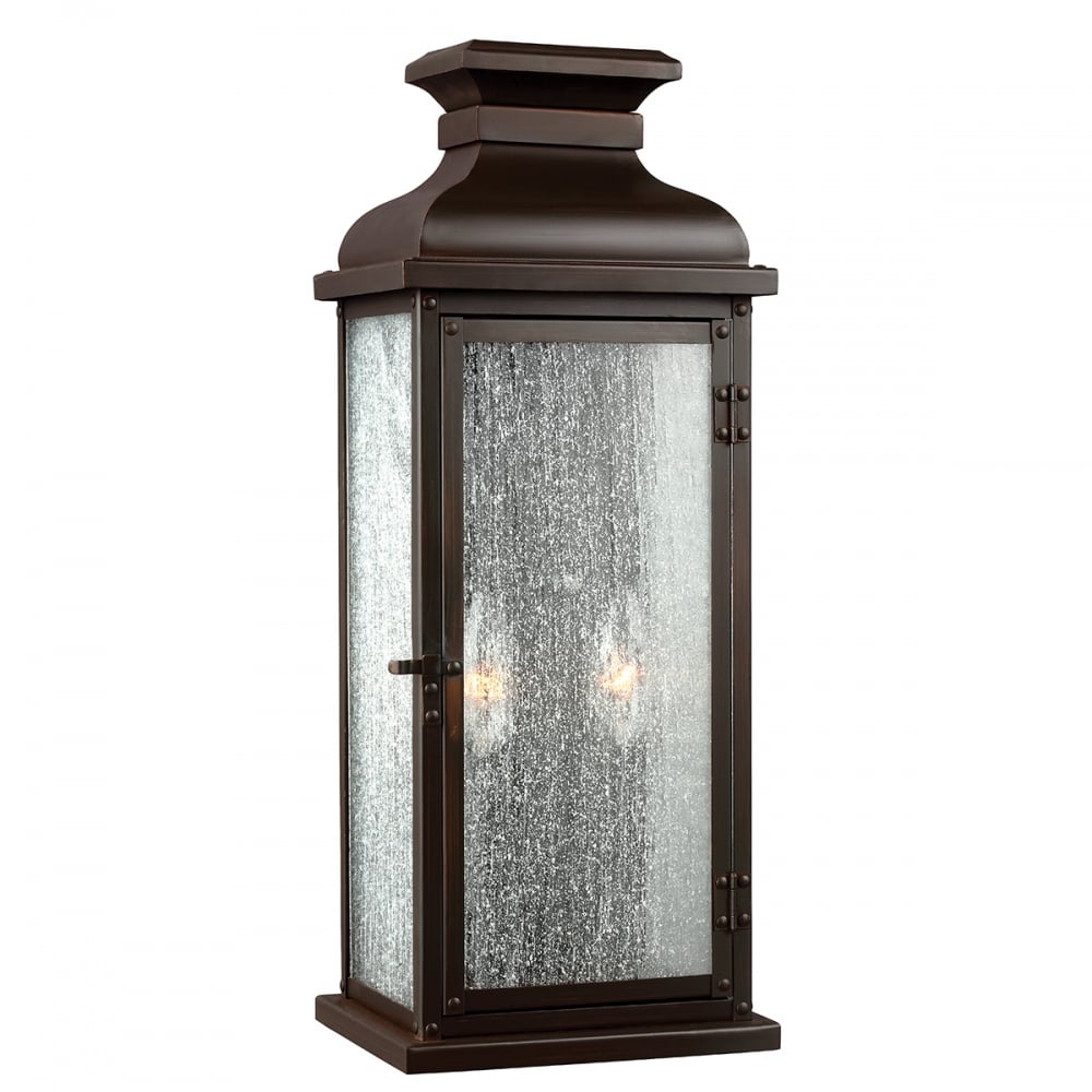 Pediment Medium Wall Lantern 2 Light Medium Wall Lantern