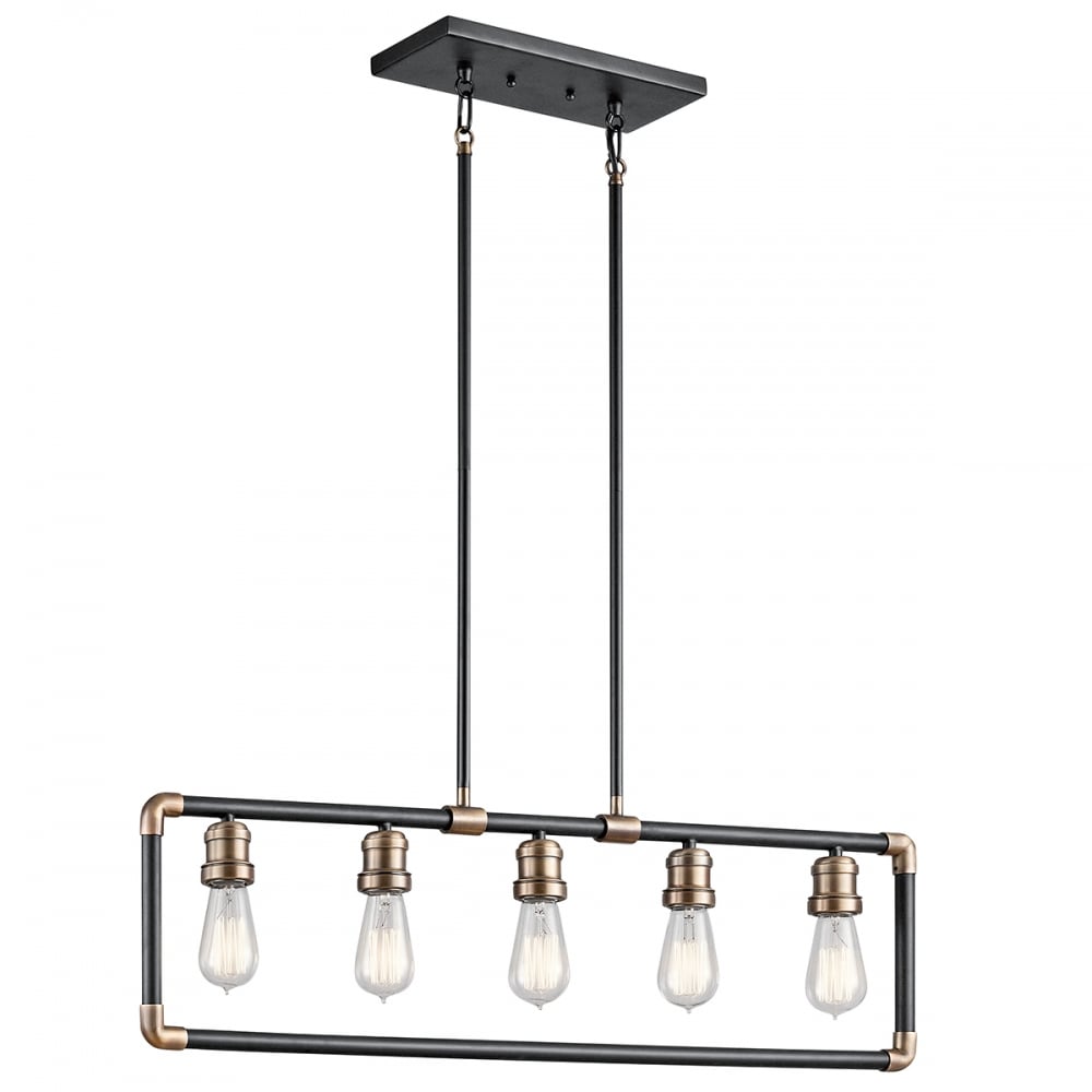 Imahn 5 Light Linear Chandelier 5 Light Linear Chandelier