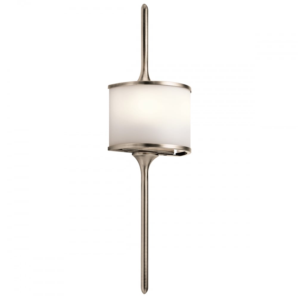 Mona 2lt Wall Light Classic Pewter 2 Light Wall Light