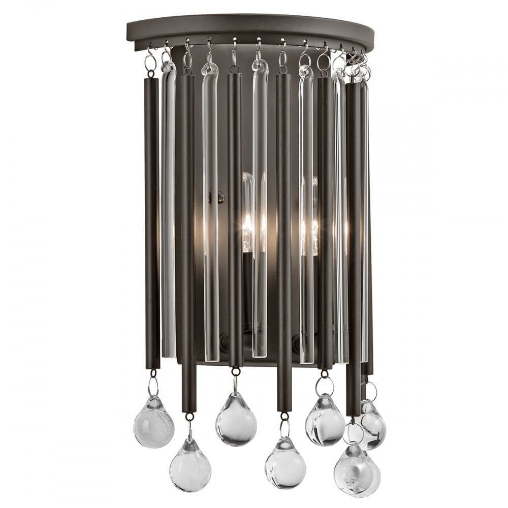 Piper Espresso Bar and Diamond Traditional Wall Light