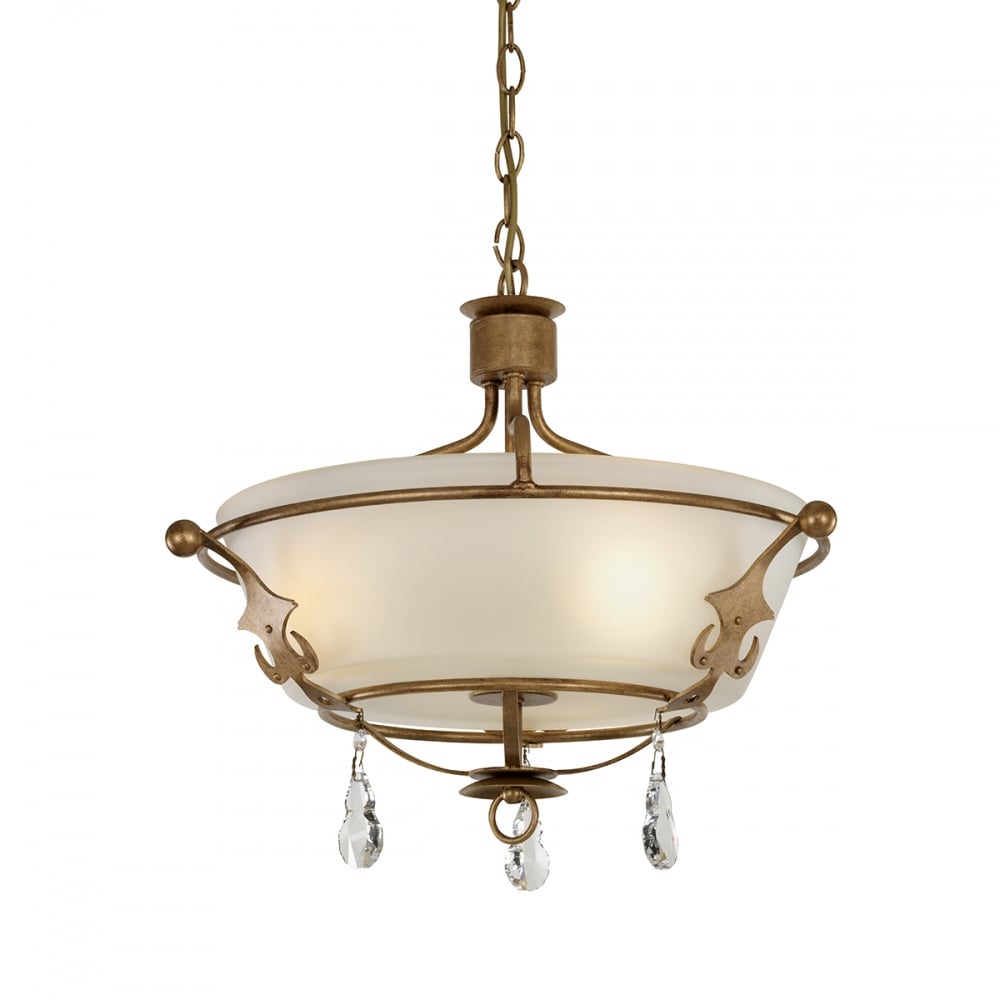 Windsor Semi Flush Light 3 Light Semi-Flush/Pendant