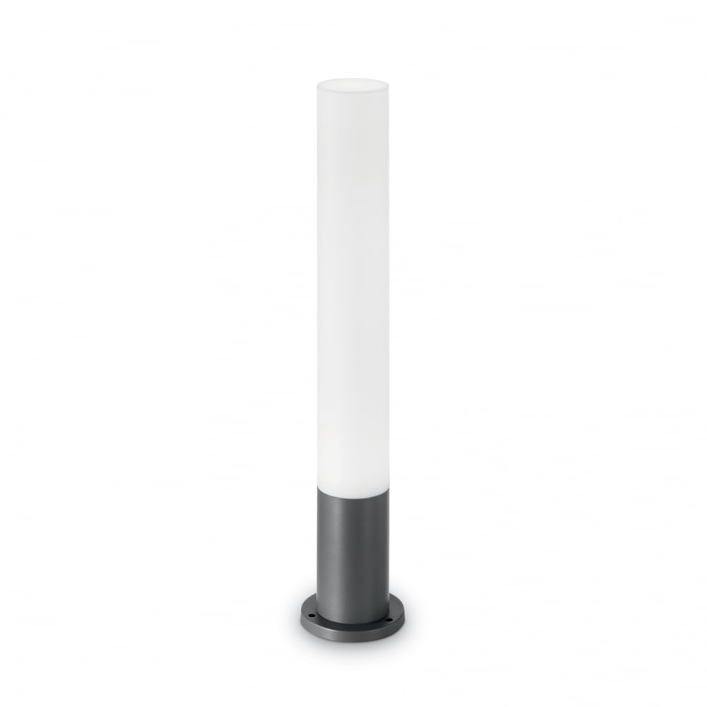 Edo Tubular Garden IP44 Post Light Anthracite