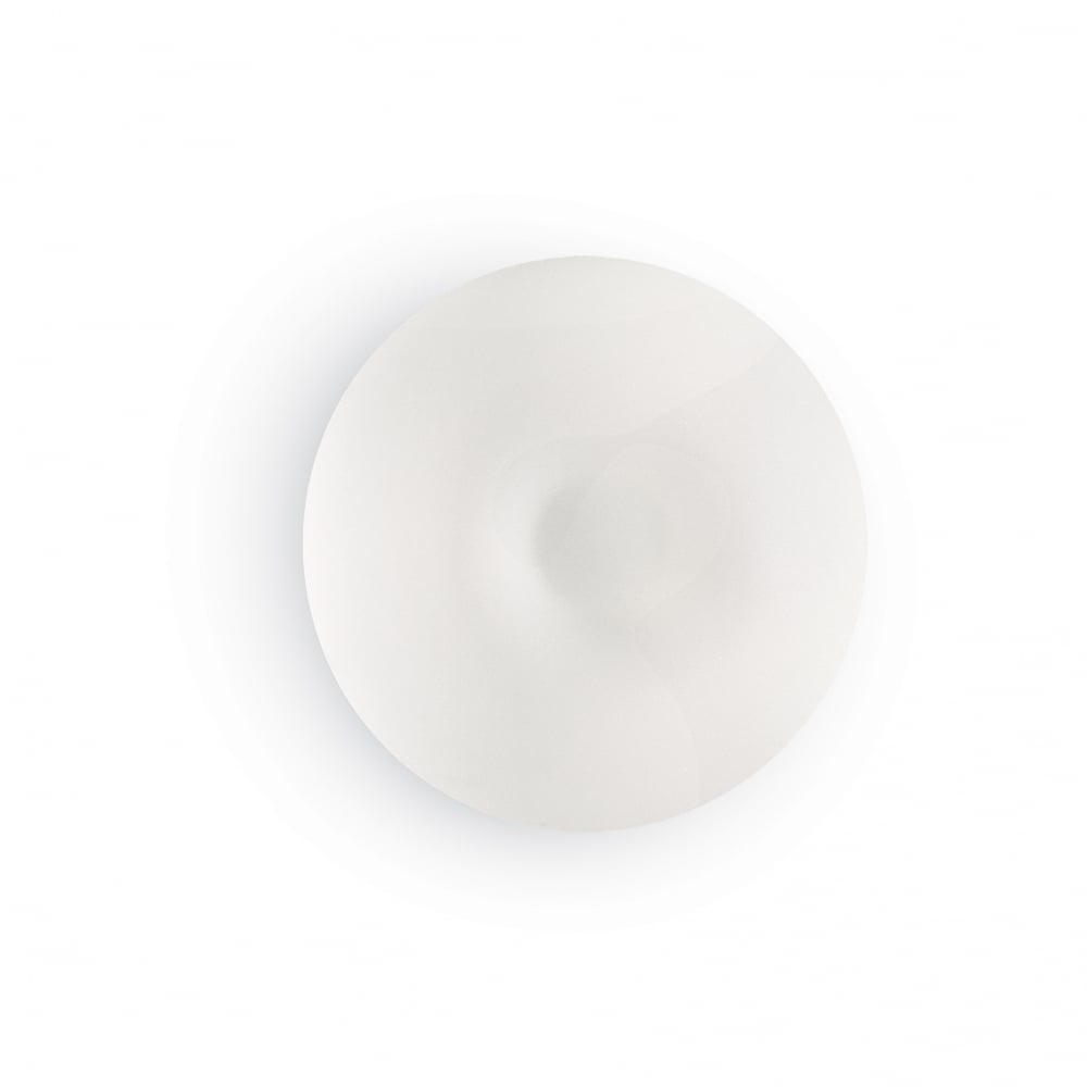 Glory Quirky Medium White Round Wall and Ceiling Light