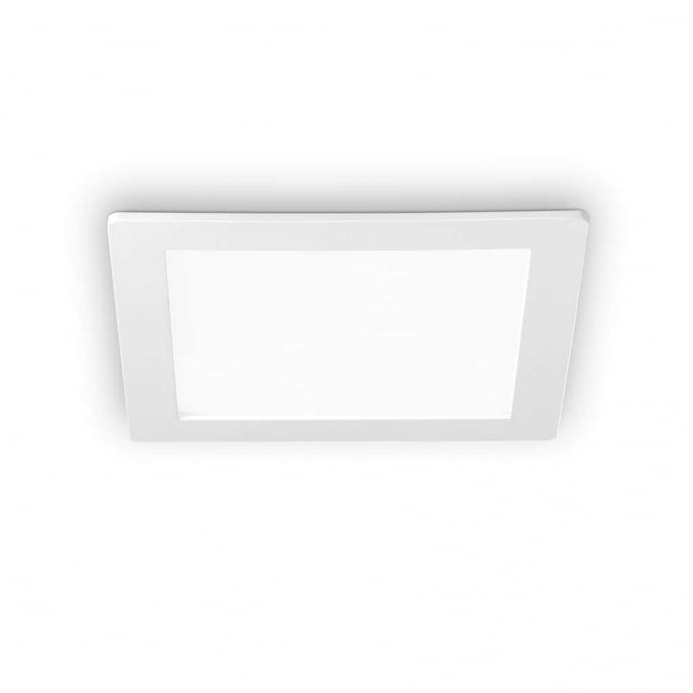 Groove French White Square Ceiling Light