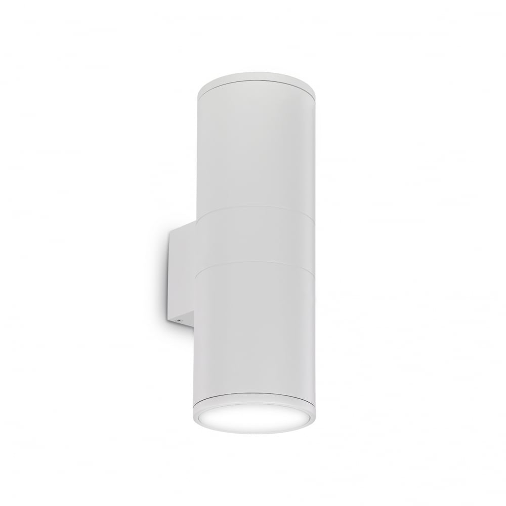 Gun Outdoor Double Twin White Up Down Wall Light