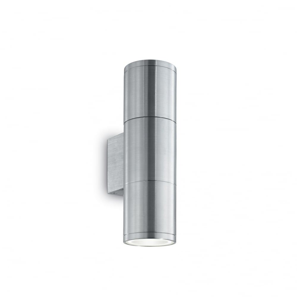 Gun Outdoor Double Twin Aluminium Up Down Wall Light