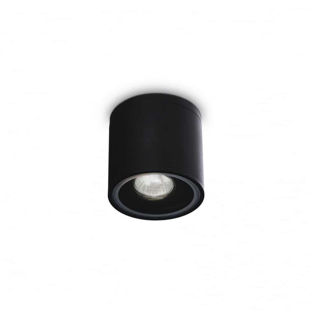 Outdoor Gun Surface Mounted Downlight, Black GU10