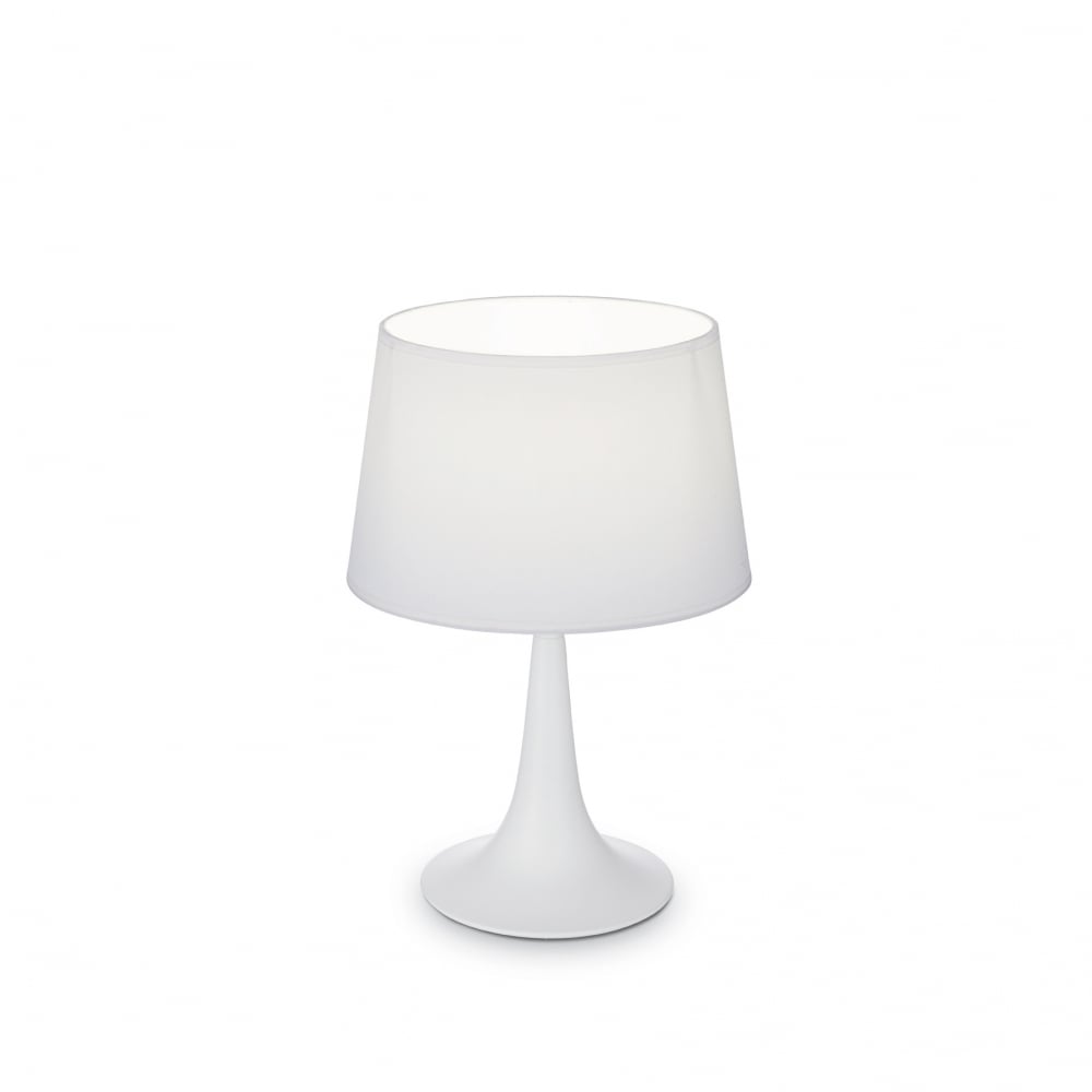 London Table Lamp Small White