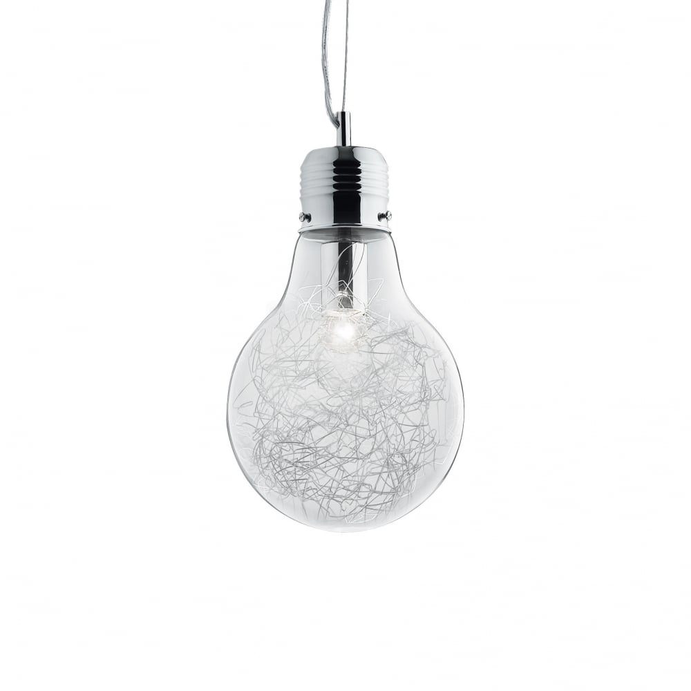 Luce Max Single Small Light Bulb Pendant