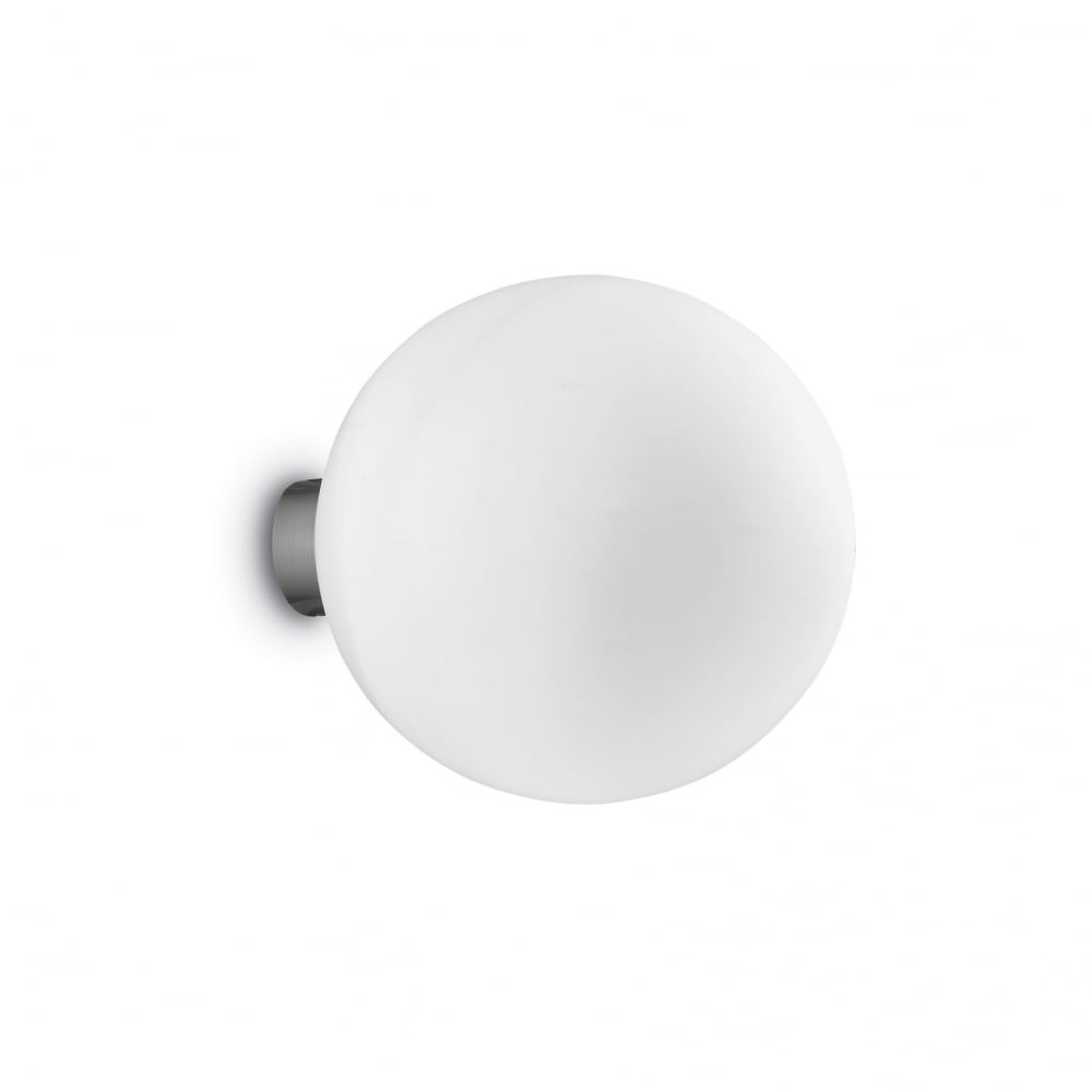 Mapa White Wall Light with 20cm Globe