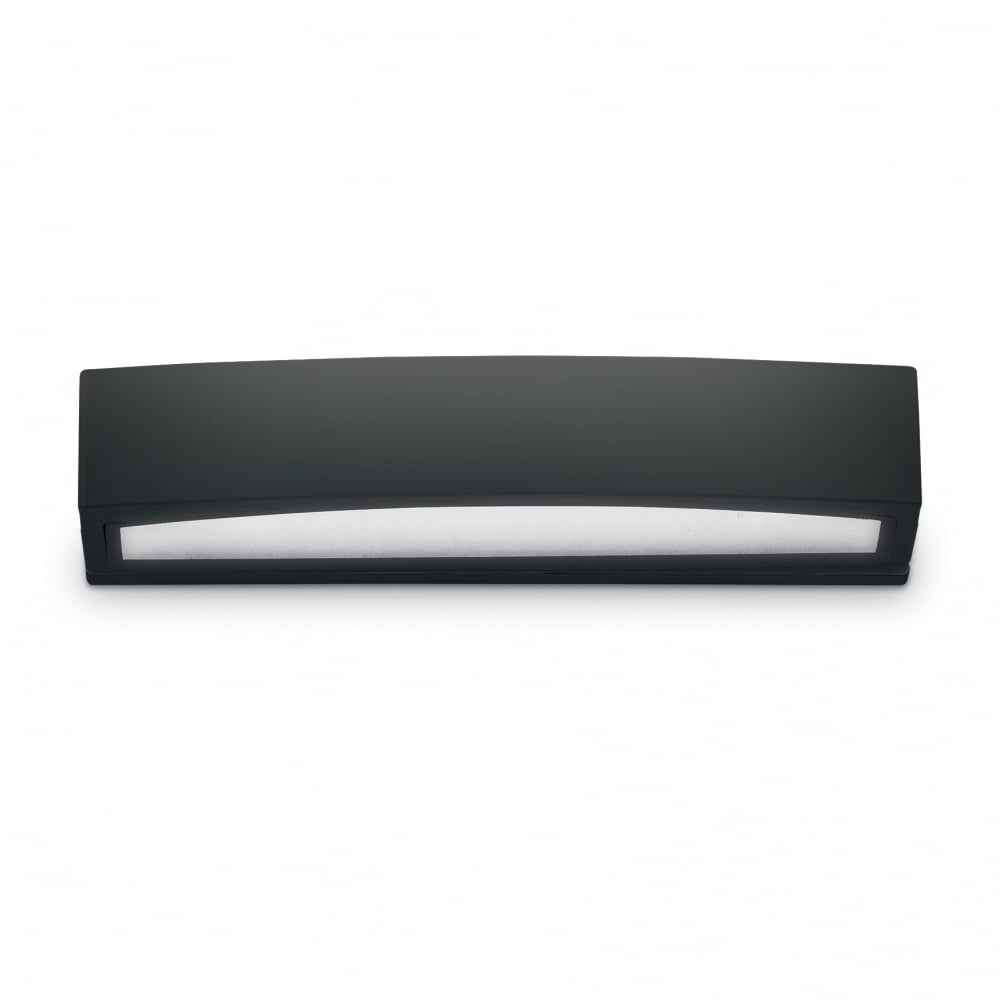 Andromeda Modern Matt Black Outdoor Twin Wall Light