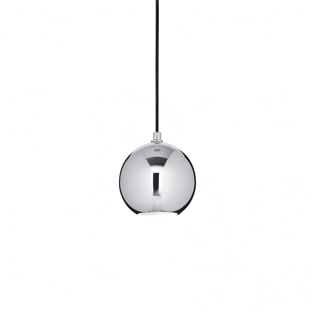 Mr Jack Single Pendant Light Small Chrome