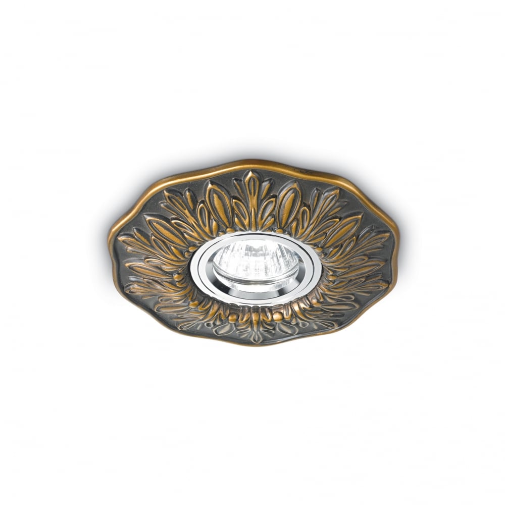 Polka Classic Design Bronze Ceiling Downlight, GU10