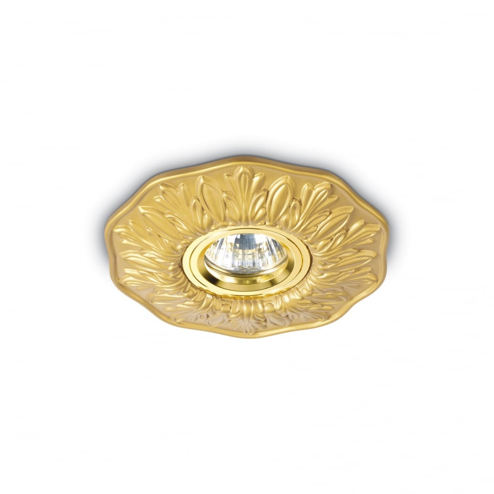 Polka Classic Design Gold Ceiling Downlight, GU10