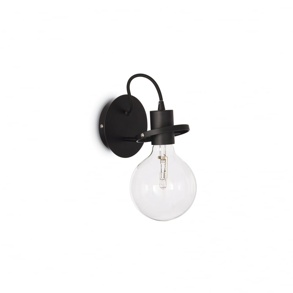 Radio Wall Light Black