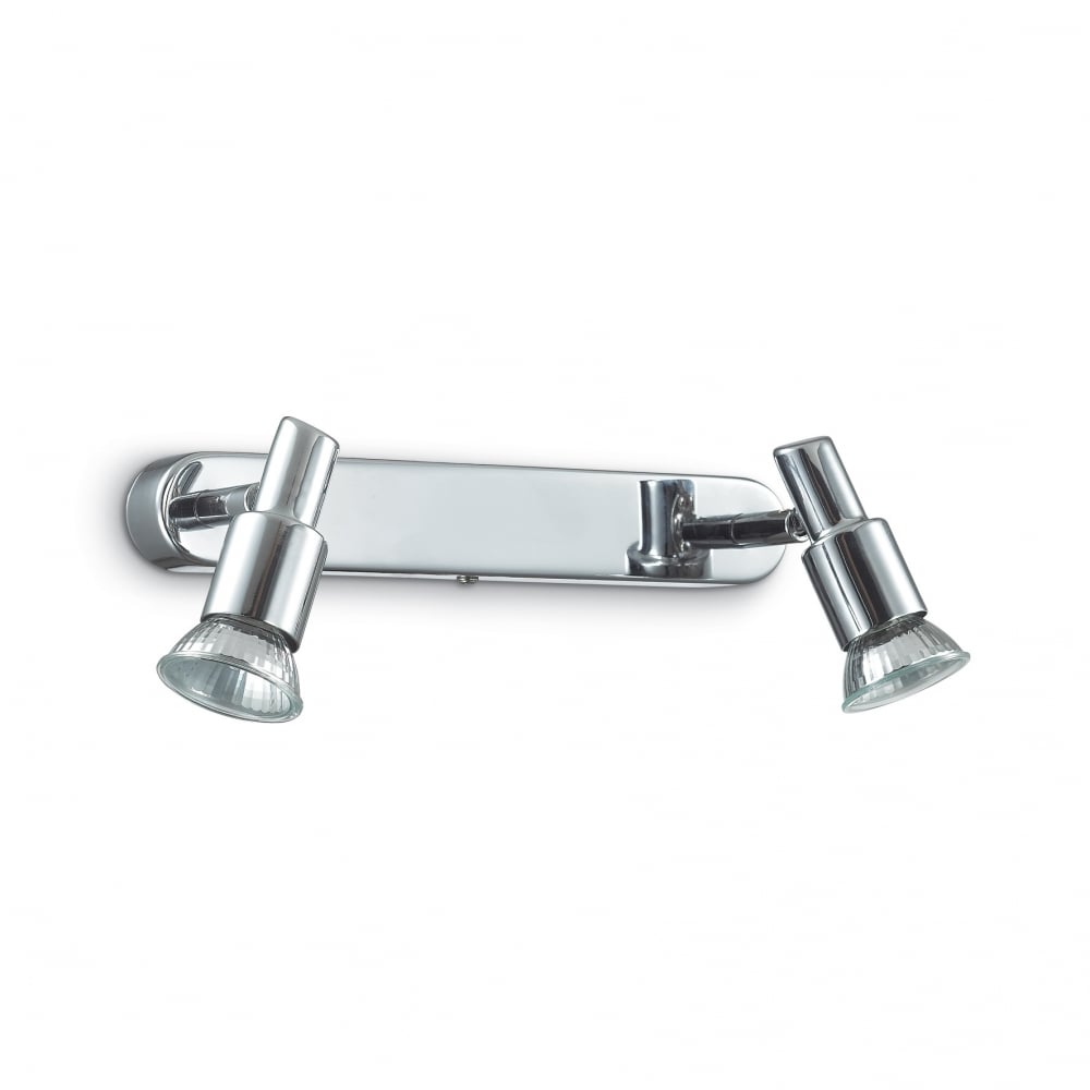 Slem Twin Wall Light Chrome