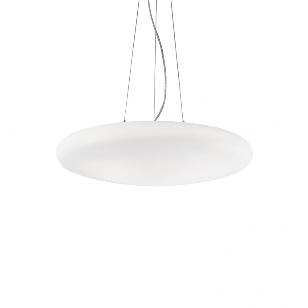 Smarties White 5 Bulb Pendant Light D60