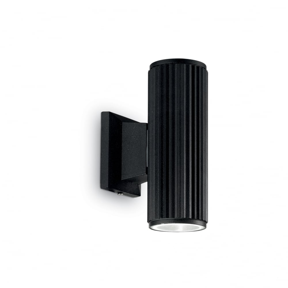 Base Up and Door Porch Wall Light Tube GU10, Black