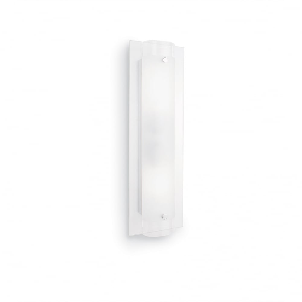 Tudor Clear and Frosted Rectangular Wall Light