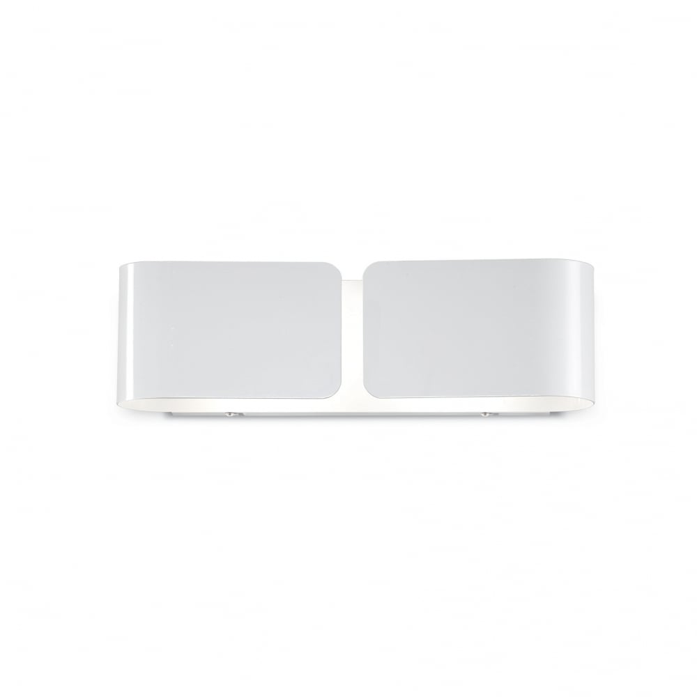 Clip Twin Wall Light Small White