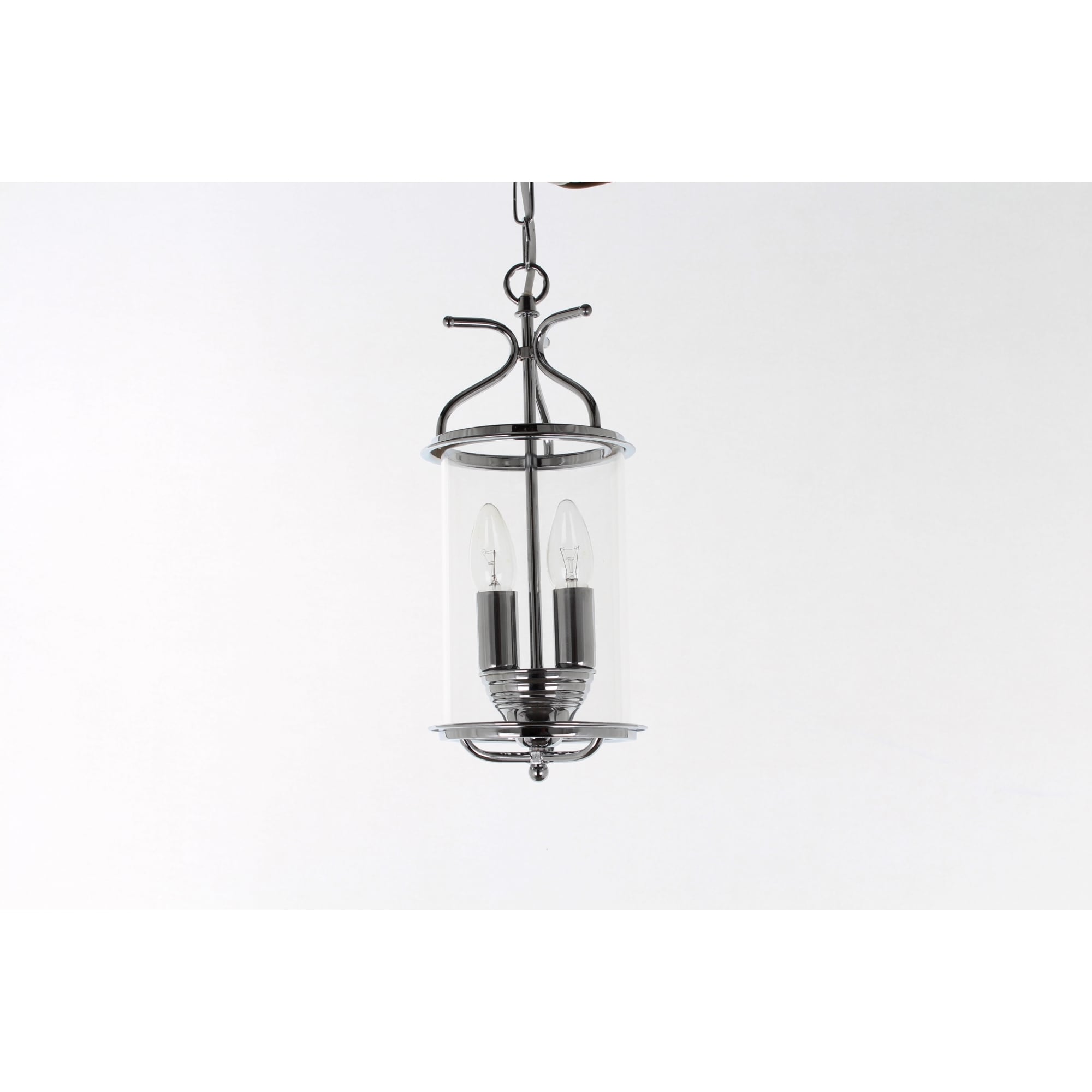 Winchester Polished Chrome 2 Bulb Chandelier, 16cm