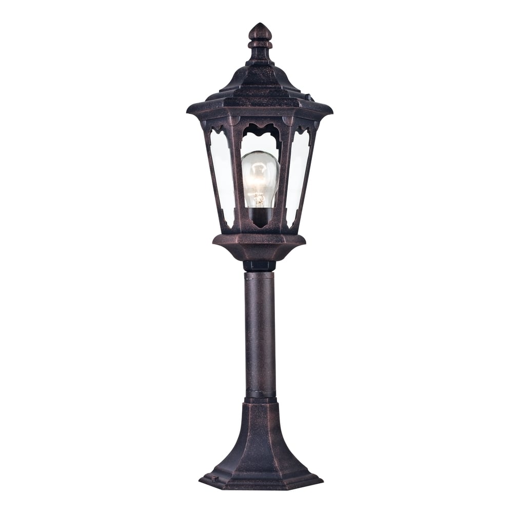 Oxford Outdoor Post Top Coach Lantern, Black