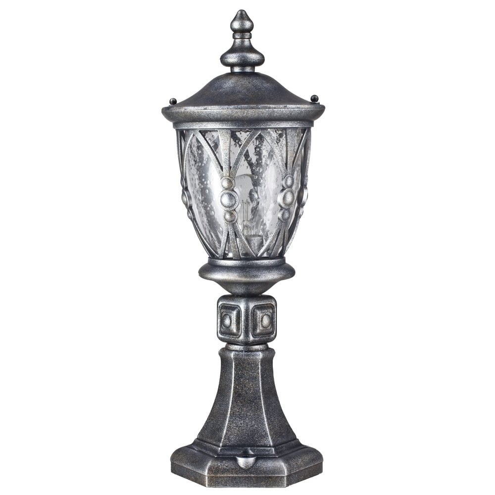 Rua Augusta Outdoor Post Top Coach Lantern, Black