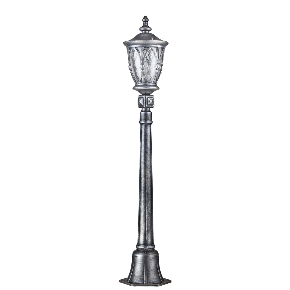 Rua Augusta  Outdoor Post top coach lantern, Black