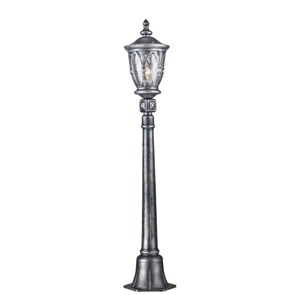 Rua Augusta  Outdoor Post top coach lantern, Black