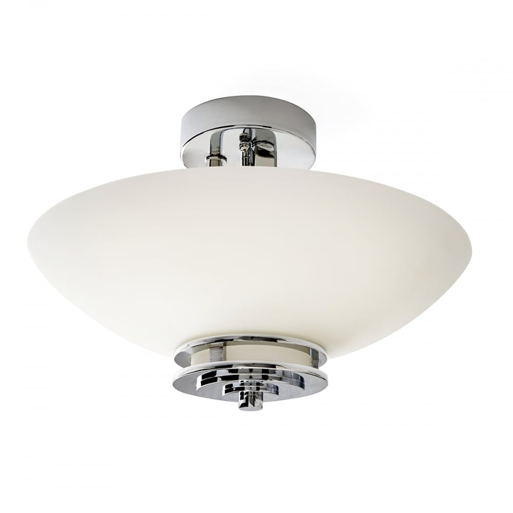 Hendrik 3 Light Semi Flush Ceiling Plate Light