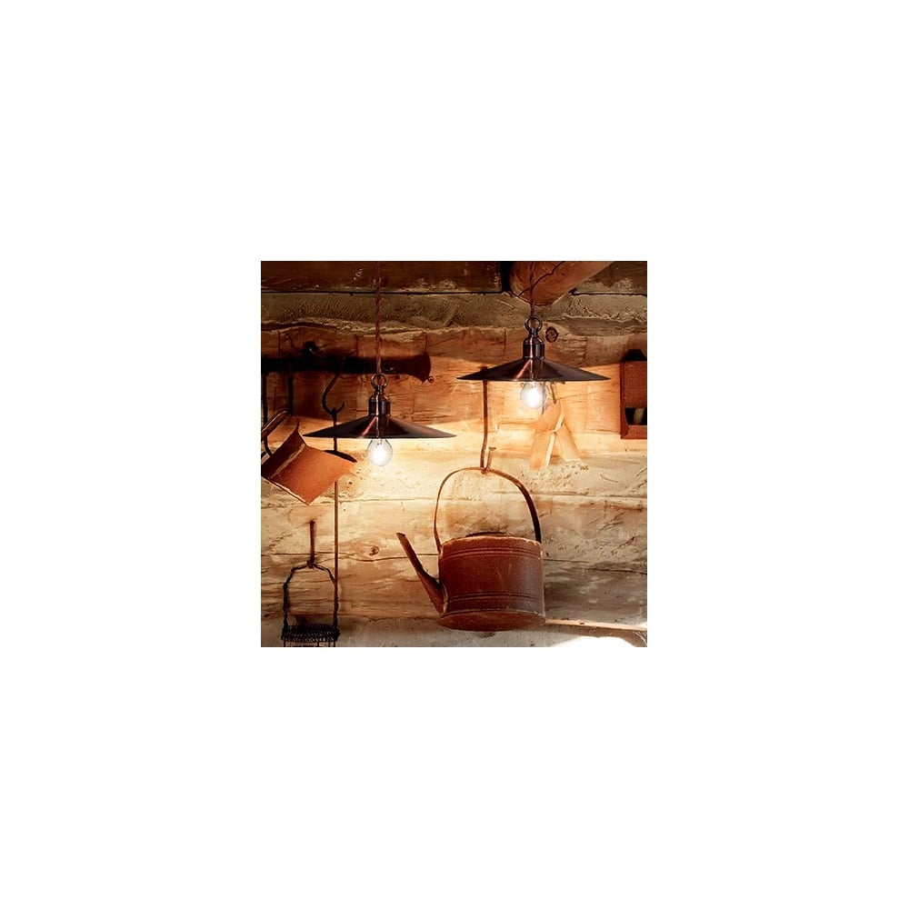 Cantina Single Pendant Light Big Copper