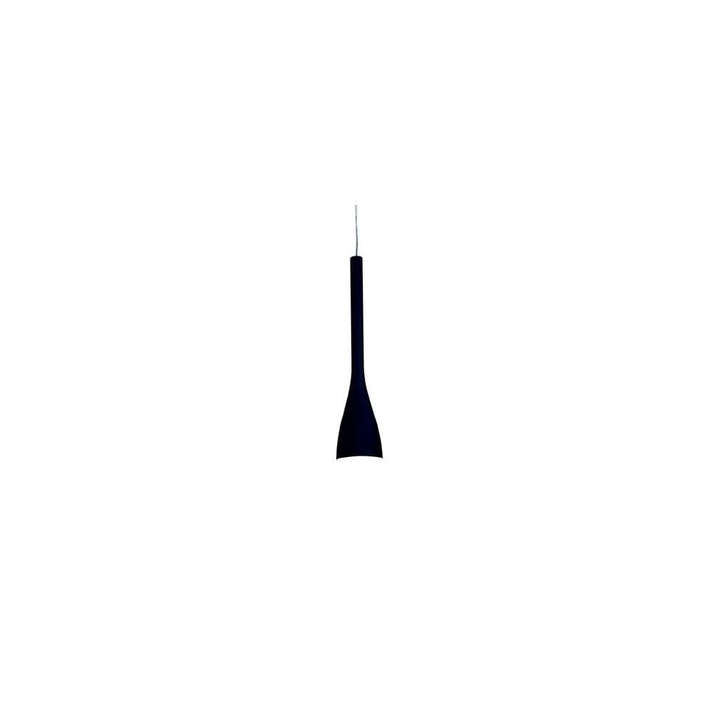 Champagne Small Flut Shaped Island Pendant Drop, Black