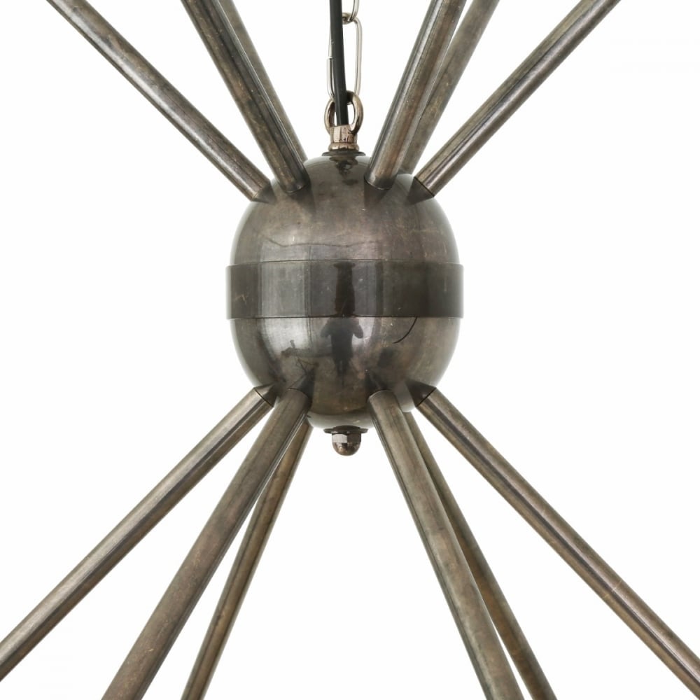 Kyoto Industrial Retro 6 Rods Ceiling Chandelier