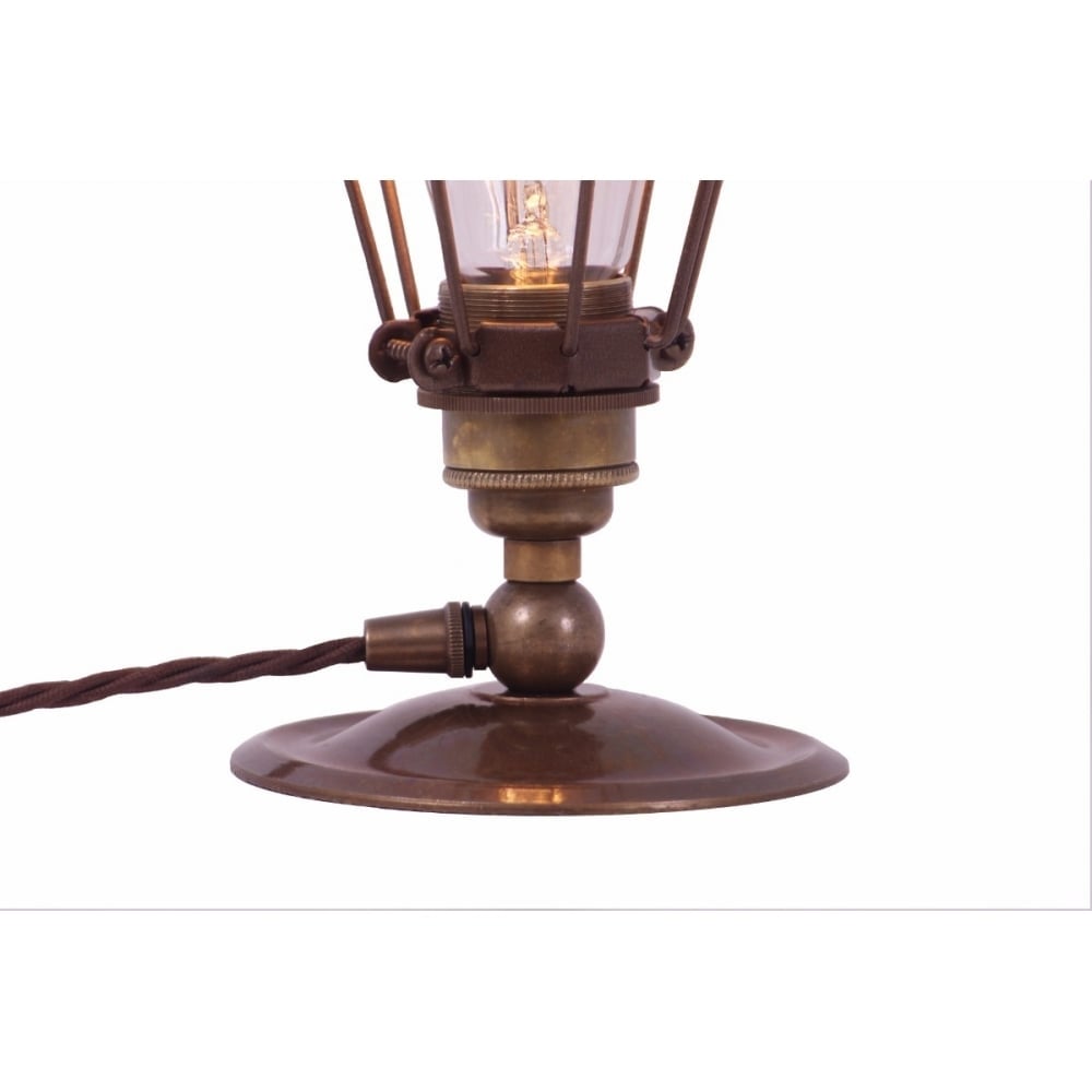 Vox Industrial Open Cage Bulb Table Lamp