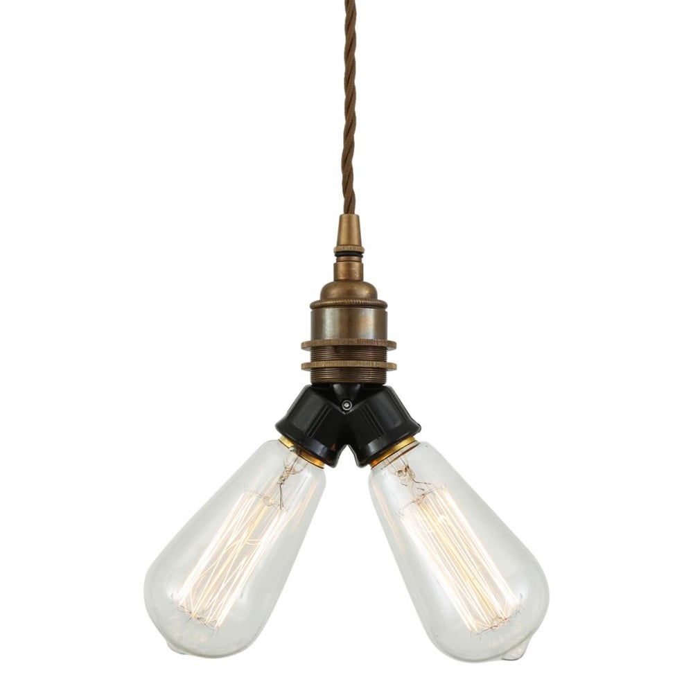 Arris Pendant Antique  Brass