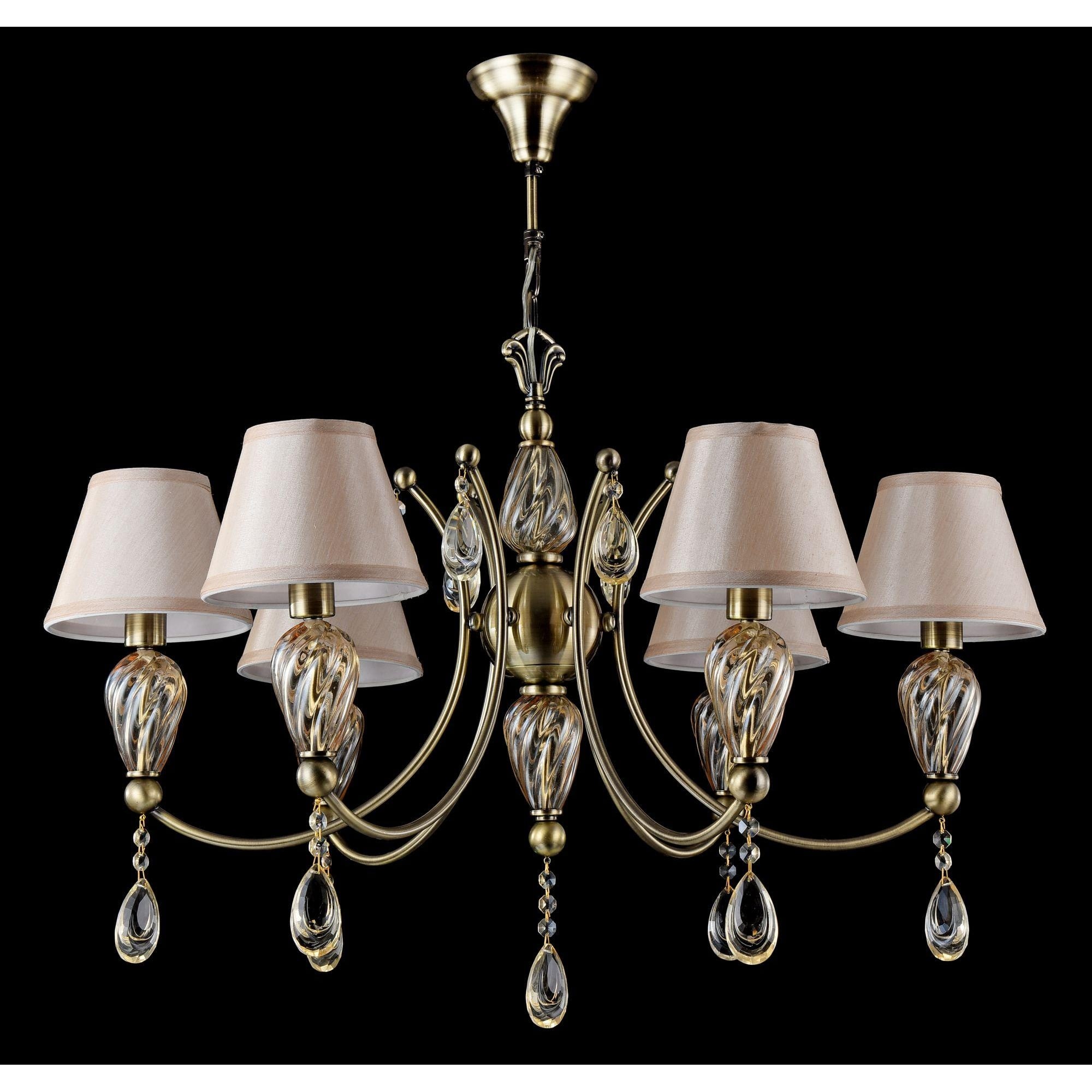 Murano Royal Classic Chandelier, Antique Bronze